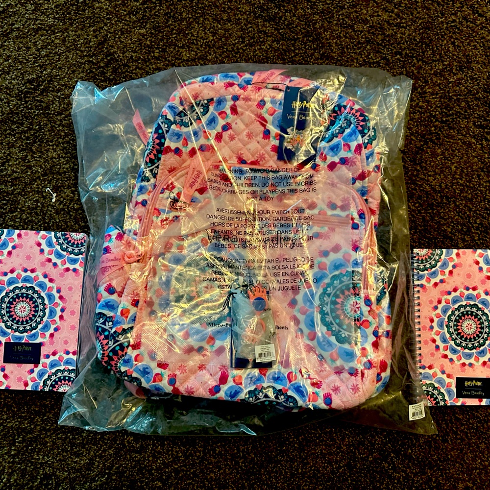 Vera Bradley Pottery Barn Harry Potter Luna backpack. Brand new still wrapped.